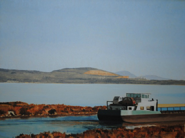 Latest Sale Business Directory Cultural Institutions Art Galleries Bernard Chauchet Art Gallery French Contemporary Masters Philippe Pradalié Calipso passes in front of the Pic St Lou