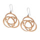 Finely tuned copper earrings