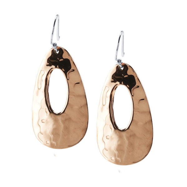 Destino Jewellery, Oval Copper Earrings