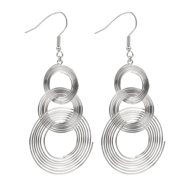 fire-steel-stainless-steel-triple-hoop-dangle-earrings