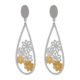 Wear stainless steel earrings with an edge