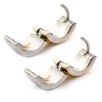 Fire Steel block two tone stainless steel earrings open